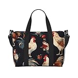 Caractéristiques et dimensions : le sac de sport pour voyage mesure 40,6 x 15,9 x 29,9 cm, la capacité peut contenir 2 à 4 jours de court voyage d'articles essentiels quotidiens. Il dispose de plusieurs poches intérieures et extérieures, vous pouvez ranger des vêtements, des téléphones, des clés, des ordinateurs portables, des articles de toilette et plus encore dans ce grand sac de voyage à main. Ce sac de transport se replie facilement pour le ranger si nécessaire