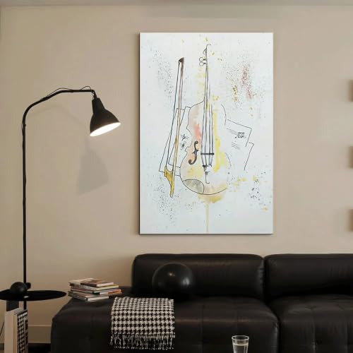 Partition musicale decoration murale impression toile tableau decoratif maison 50x70