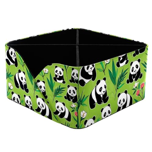 Organiseur de bureau panda cadeau idéal avec boîte de rangement rectangulaire