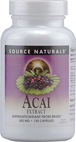 Source Naturals, Acai Extract, 500 mg, 120 Capsules