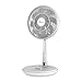 Elegear 2 en 1 Ventilador Silencioso Pie y Mesa, Ventilador Plegable Retráctil Portátil, 9 Velocidad Circulación del Aire, Controle Remoto, Batería 7800 mAh para Dormitorio Oficana Viaje, 11Pulgadas