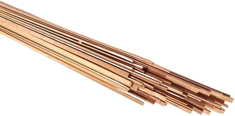 500mm Phosphorus Copper Electrode Welding Rods - Brass Welding Wire for Copper Pipe and Alloy Welding - 5pcs Pack(1.5mm)