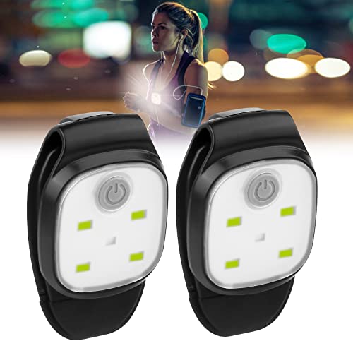 2 Pezzi Lampada a Clip LED - luci stroboscopiche a Clip, USB Ricaricabile LED Lampada Frontale, luce a clip sui vestiti, luce di sicurezza per bambini, Adatto per Corsa, Dog Walking, Campeggio