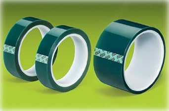 Green Polyester Tape Powder Coating High Temp 3/4"x72yd 19mm