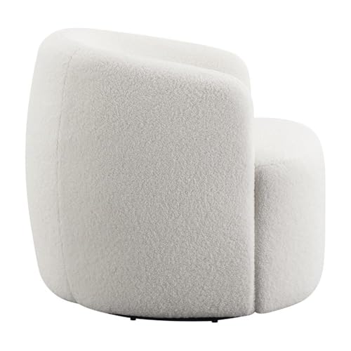 Sillón giratorio piel sintética natural 88.9 cm menta miniatura 5