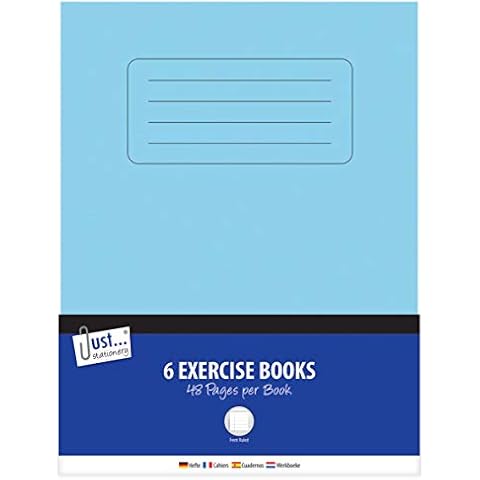 Just Stationery 48 Page Exercise Books Pack Cover