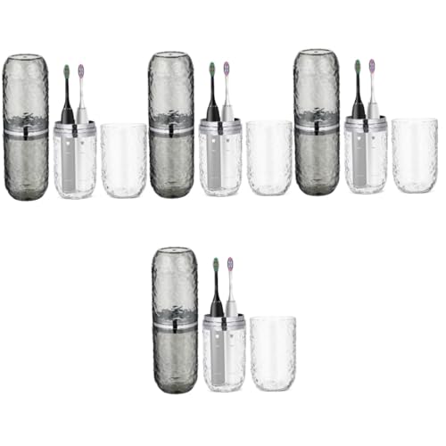 Rangement à brosse à dents portable Healvian pour voyage et étui plastique étanche 8pcs