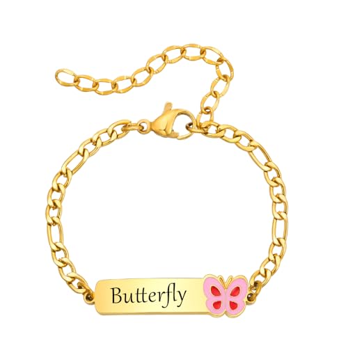 Custom Name Bracelets for Kids Infant Bracelets for Newborn Baby Childrens Bracelets for Girls 1-10 Birthday Gifts Preschool Graduation Gifts for Girls Boys,4.7