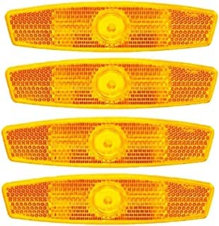 IndiaLot Bicycle Bike Spoke Reflector Safety Warning Light Wheel Rim Reflective 4pcs