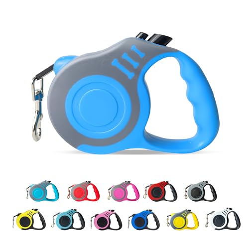 LIEVUIKEN Retractable Dog Leash Automatic Telescopic Tractor Dog Tape, Pet Tape 10/16 FT Durable and Convenient, with Non-Slip Handle, Suitable for Small and Medium-Sized Dogs