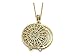 Ornate Filigree 4x Magnifier Magnifying Glass Sliding Top Magnet Pendant Necklace, 30" (Gold Tone)