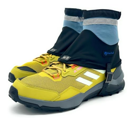 Pike Trail Ankle Gaiters for Running - Low Cut Shoe Protectors for Women and Men - Covers your Ankles and Guards Against Debris from Entering Your Shoes