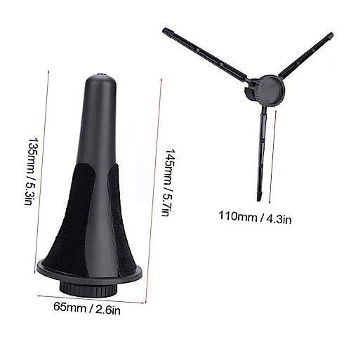 GOOHOCHY Sturdy Clarinet and Oboe Holder Wind Instrument Tripod Metal Foldable Music Stand