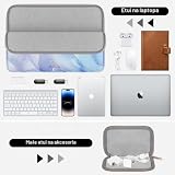 ARVOK 13 13,3 14-calowy pokrowiec na laptopa z zestawu na MacBook Air/Pro 13 14, wodoodporna torba na notebooka/tablet z torebką na akcesoria dla Samsung HP MacBook Dell Lenovo ASUS Acer