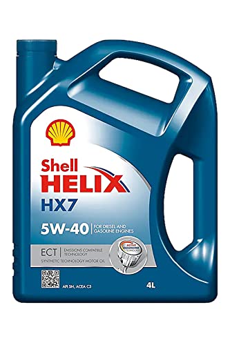 ‎Shell Huile de Lubrification pour Moteur Helix HX7 5W-40 5 litres