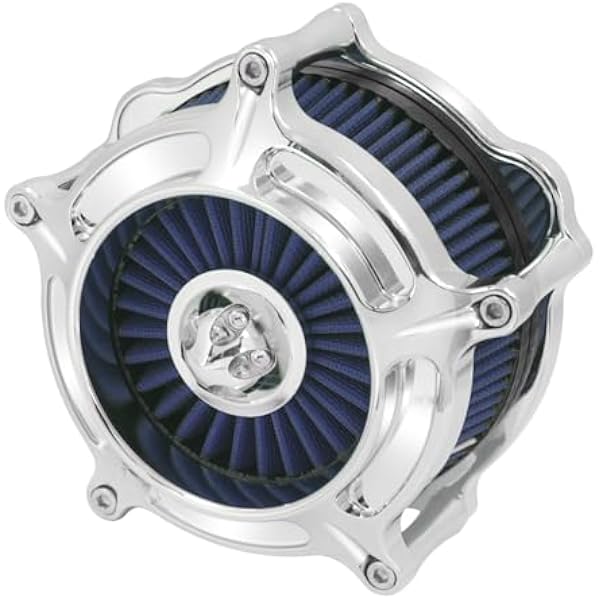 Filtr powietrza motocyklowego oczyszczacz powietrza układ dolotowy Cleaner pasuje do Harley Sportster XL 2004-Up niebieski