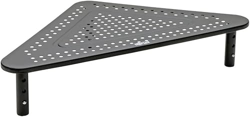 Miniatura 4 de Tripp Lite Soporte para monitor de computadora, soporte de escritorio de esquina para escritorio en forma de L, altura ajustable, 12 x 20 pulgadas,