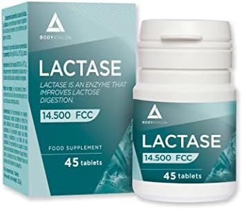 Bodyathlon– Pastillas de lactasa Alta Dosis 14.500 FCC– Para Into...