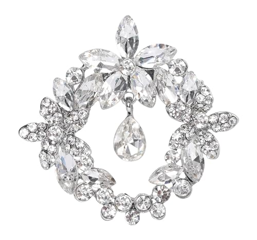 Broche femme strass cristal 351 pour raviver un vêtement terne sans abîmer les tissus délicats