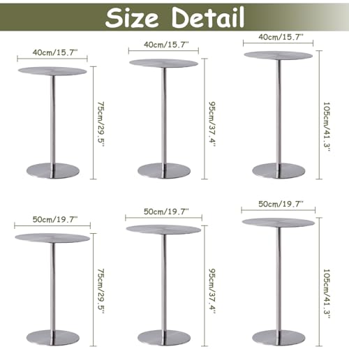 Grand comptoir de hauteur rond 105cm idéal pour optimiser les petits studios - 3