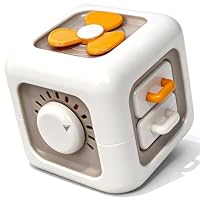 YIQOGAME Montessori Spielzeug ab 1 Jahr Motorikwürfel Lernspielzeug 6-seitiger Aktivitätswürfel – fördert spielerisch Feinmotorik und sensorische Entwicklung, Reisespielzeug für Babys