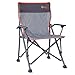 PORTAL Chaise de Camping Pliante Compacte avec Accoudoirs Rigides et Pieds Grands Portable pour Pêche BBQ Jardin Gris