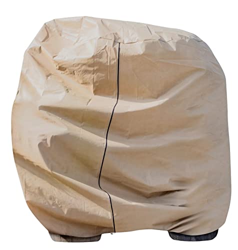 Windhager Superprotect XXXL Winter Fleece Cover, Thermal Fleece, Garden Fleece, Frost Protection and Cold Protection for Trees and Plants, Winter Protection Cover with Cord, 3.9 x 3.5 m, 07438