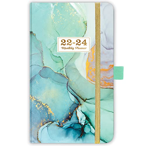 2022-2024 Pocket Planner/Calendar - 3 Years Monthly Pocket Planner From Jan 2022 - Dec 2024, 4" x 6.2", Monthly Pocket Planner with 60 Notes Pages, Pen Loop, 2022 Monthly Pocket Planner for Pursue