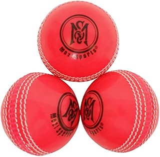 Soft Cricket Balls - Durable stitched seam Soft PVC Practice & Training Cricket Balls Standard Size