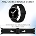 Adorve Stretchy Bands Compatible with Samsung Watch 8 Bands 40mm 44mm/Galaxy Watch 8 Classic Band 46mm, Soft Elastic Nylon No Gap One Click Sport Replacement Strap for Men Women
