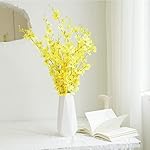 Ceramic Vase, 7.4 Inch for Pampas Calla Lily Tulip, Flower Vase Minimalism Style for Modern Table Shelf Home Decor, Fit for Housewarming, Weddings, Birthday, Christmas, Thanksgiving, New Year - Image 5
