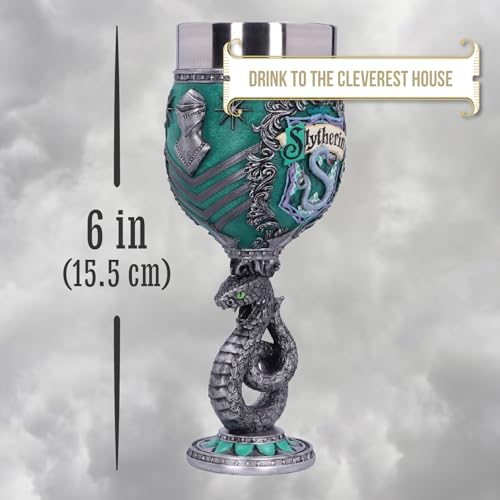 Cáliz Harry Potter Slytherin Standard en Poliresina de Lujo 6
