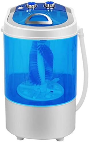 Portable Shoe Washing Machine, Semi-Automatic Single-Barrel Washer with Translucent Tub, Wash & Spin Function