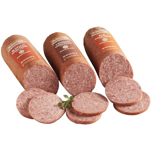 The Swiss Colony Wild Game Sausages – Elk, Buffalo, and Venison...
