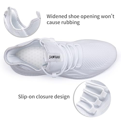 ZGPWZWL Unisex Mens Womens Shoes Running Gym Sneakers Slip on Tennis Non Slip Gym Lightweight Walking Fashion Shoes4