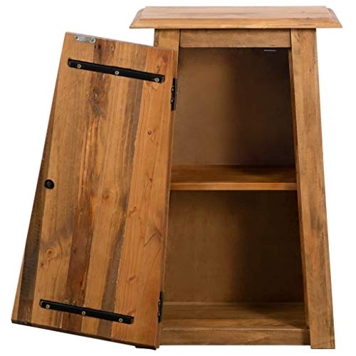 Tidyard Vintage väggskåp, Återvinnad tall, 42x23x70 cm