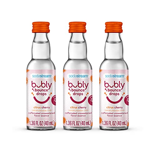 SodaStream bubly bounce Drops, Cherry Citrus flavor, Pack of 3