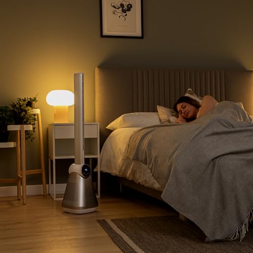 Cecotec Ventilador de torre EnergySilence 9890 Skyline Bladeless Sin Aspas de 39", 50W, Pantalla LED táctil, Mando a distancia, 3 Velocidades, 3 Modos, Temporizador 15 horas, Oscilación 40º - imagen 9