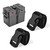 2PCS Car Battery Straps Hold Down,Adjustable Battery Box Strap with Elastic Buckle for Securing Batteries,Essential Cars Accessories Batteries Tie Down Strap for Boats,SUVs