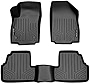 SMARTLINER Custom Fit Floor Mats 2 Row Liner Set Black Compatible with 2013-2022 Buick Encore / 2014-2022 Chevrolet Trax