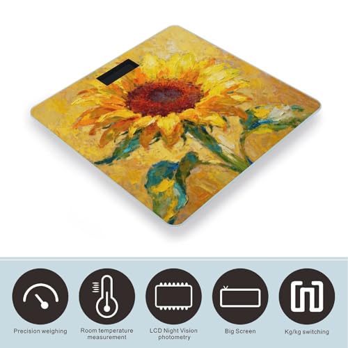 Báscula Digital de Cuerpo con LCD Anti-deslizante para Baño miniatura 3