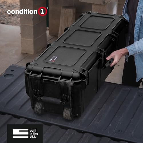 Maleta rígida impermeable 45'' con ruedas y espuma miniatura 6