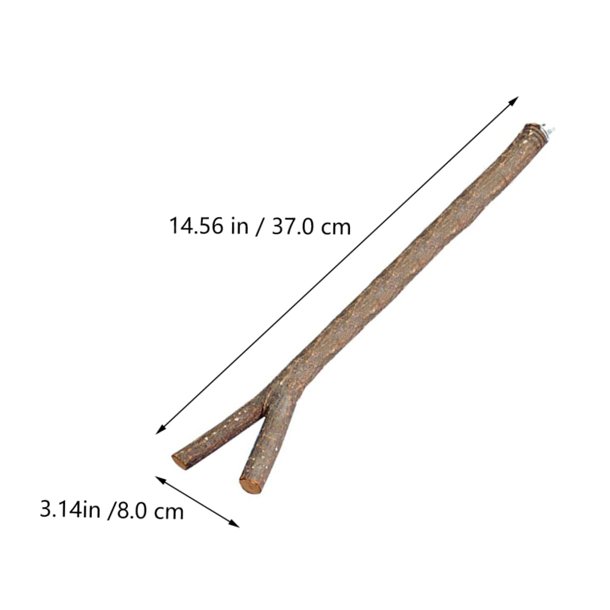 GALPADA 1set Parrot Standing Tree Branch Indoor Bird Cage with Stand for Accessories Birdcage Stands Parakeet Perch Branches Rack Ai Roosting Accessory Small Parrots Bird Play Stand 2pcs