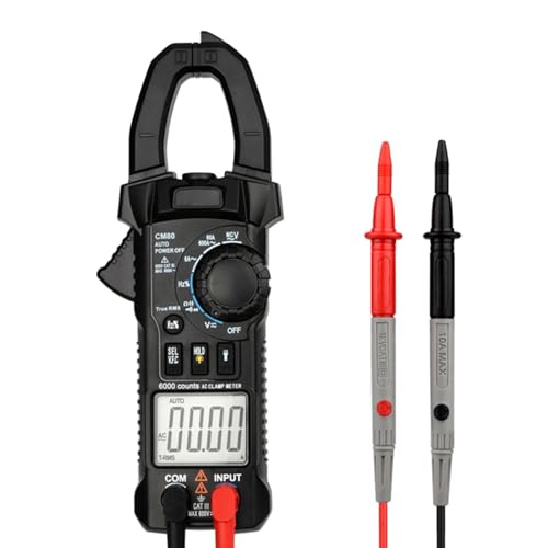 Auto Ranging Digital Clamp Meter TRMS 6000 Counts Measures For Current Resistance Capacitance Diode Tes