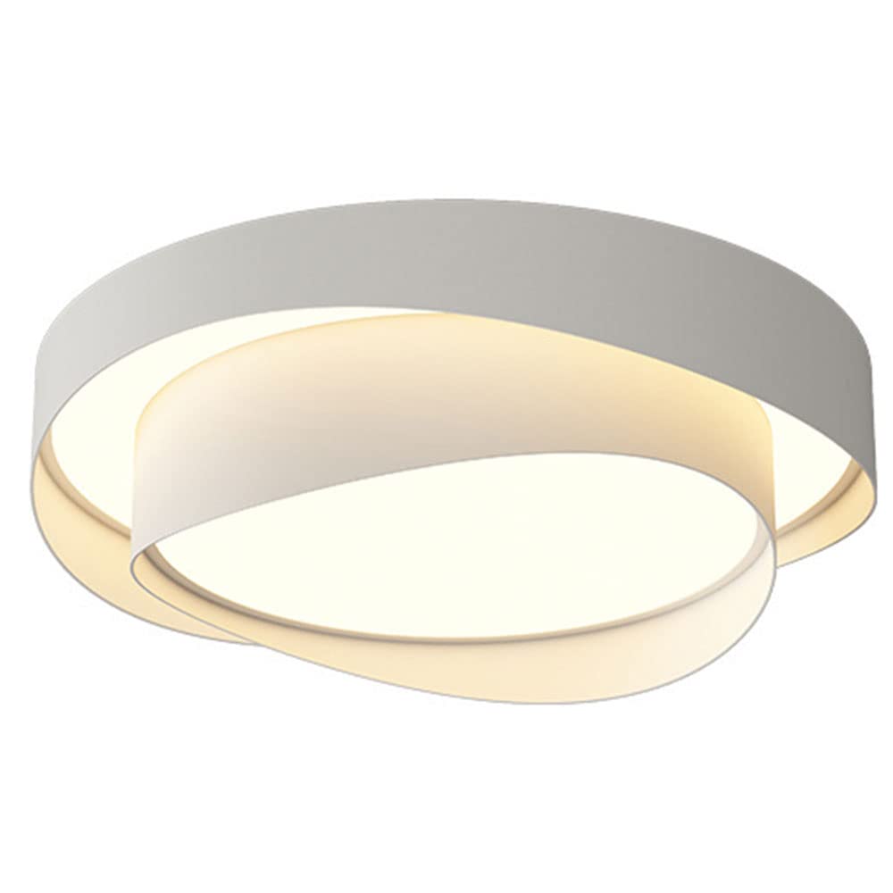 SHUANGZ Japanese Flush Mount Ceiling Light, Creative Modern Chandeliers Double Layer Design Shade LED Ceiling Lamp Modern Indoor Flush Mount Light for Bedroom, Entryway, Corridor