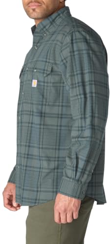 Image of Carhartt Men's Fort Loose Ls Plaid Shirt