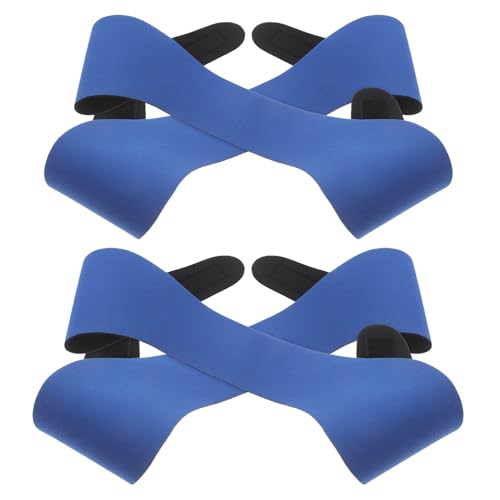 GOOHOCHY 4 Diademas Elásticas Para Natación Versátiles Para Prevención De Para Buceo Reutilizables Impermeables Color Azul