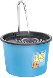 Fonte Bebedouro para Cães e Gatos com Torneira Inox (Azul)