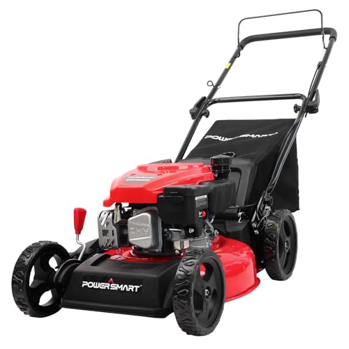 PowerSmart EasyCut 18-Inch Gas Lawn Mower, 144cc 4-Stroke OHV Engine, Push Walk-Behind, 3-in - Detailed View