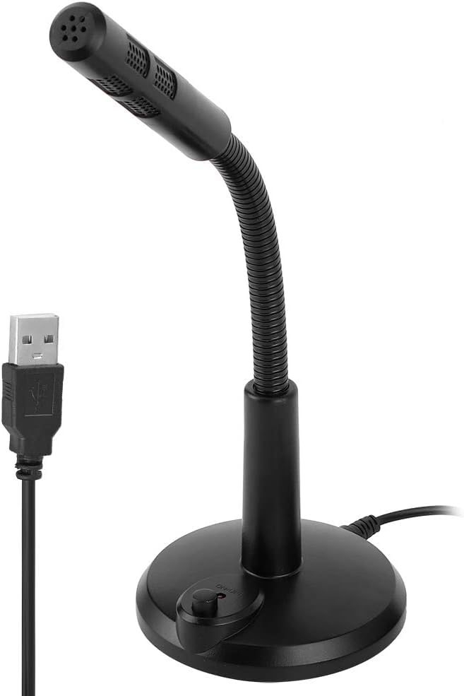 Drumstone (𝗦𝗽𝗲𝗰𝗶𝗮𝗹 𝟭𝟬 𝗬𝗲𝗮𝗿𝘀 𝗪𝗮𝗿𝗿𝗮𝗻𝘁𝘆 USB PC Microphone: Clear Voice Capture, Mute Control, LED Status, Flexible Design, Simple Plug & Play for Online Chat, Gaming & Recording-image-38
